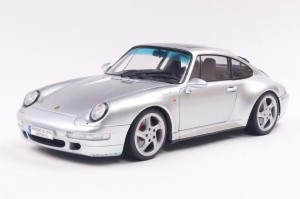 Porsche 911 (993) 4S 1996 Polar Silver Solido 1:18