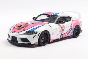 Toyota GR Supra Works Itasha 2024 White/decor Solido 1:18