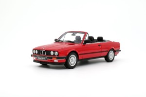 BMW 325i E30 Cabriolet Bright Red Otto 1:18