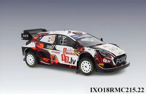 Ford Puma Rally1 Hybrid 2024 Rally Poland #22 M.Sesks IXO 1:18