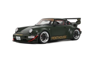 Porsche 911 RWB Penthouse Kaki Green GT Spirit 1:18
