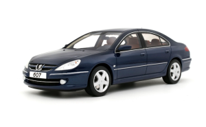 Peugeot 607 3.0 V6 Phase II Blue Otto 1:18