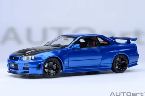 Nissan Skyline GT-R (R34) Z-tune (Bayside Blue/Carbon) Autoart 1:18