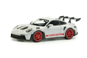 Porsche 911 (992) GT3 RS Ice Grey Metallic w/Pyro Red 2023 Solido 1:43