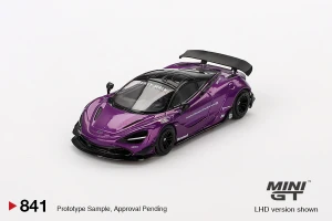 McLaren 720S LB-Works 2020 Purple Mini GT 1:64