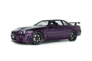Nissan Skyline R34 GT-R Z Tune 1999 Purple Solido 1:18