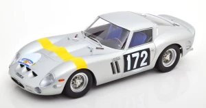 Ferrari 250 GTO #172 L.Bianchi Winner Rallye Tour de France 1964 Silver KK-Scale 1:18