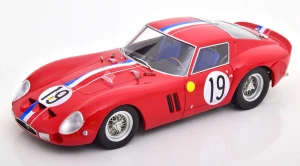 Ferrari 250 GTO #19 J.Guichet 2nd 24H Le Mans 1962 Red KK-Scale 1:18