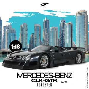 Mercedes-Benz CLK-GTR Roadster 1999 Grey GT Spirit 1:18