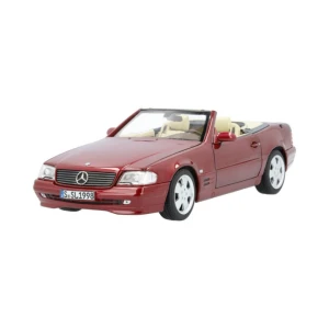 Mercedes-Benz SL 500 R129 Convertible Facelift Amber Red Norev 1:18