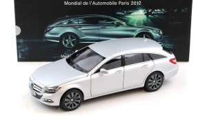 Mercedes-Benz CLS Shooting Brake X218 Paris Motorshow 2012 Silver Dealer L.E. 1/218 Norev 1:18