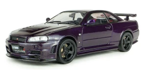 Nissan Skyline GT-R R34 Z-Tune 1999 Purple Solido 1:43