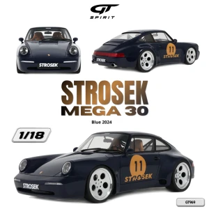 Porsche 911 964 Strosek Mega 30 Sea Blue GT Spirit 1:18