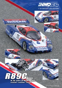 Nissan R89C 1989 Le Mans #23 Inno64 1:64