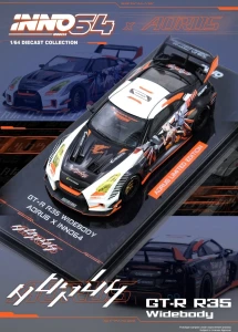 Nissan GT-R R35 Widebody AORUS Inno64 1:64