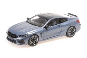 BMW M8 Coupe 2020 Blue Metallic Minichamps 1:18